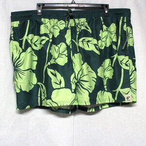 Men's No Boundaries 3XL 48-50 Above The Knee Hibiscus Graphic Swim Shorts